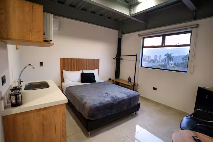 Apartamento tipo estudio para estadías cortas en Medellín